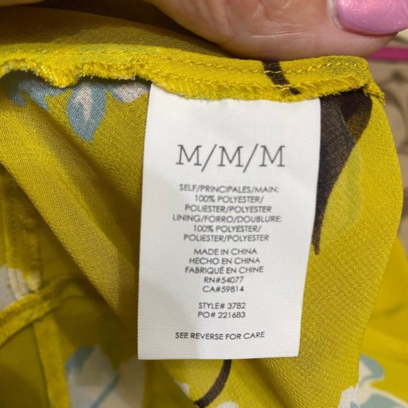 Cabi M Light Weight Top with Cami and Peplum Overlay - Picture 7 of 11